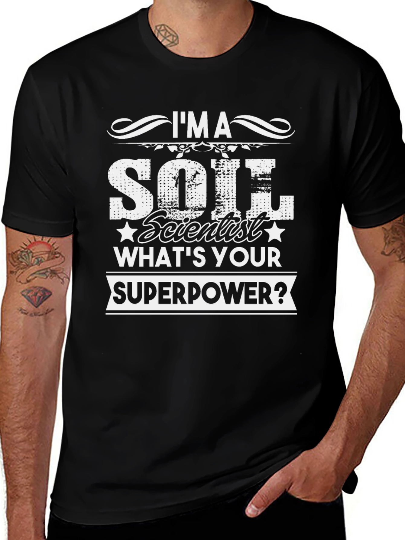 Camiseta Científico del Suelo - ¿Cuál es tu Superpoder?