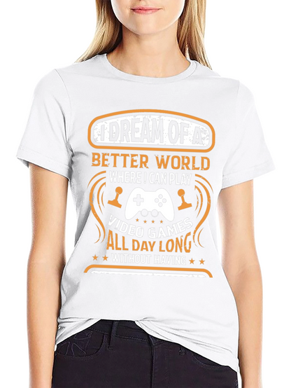 Camiseta Negra: Sueño de Videojuegos