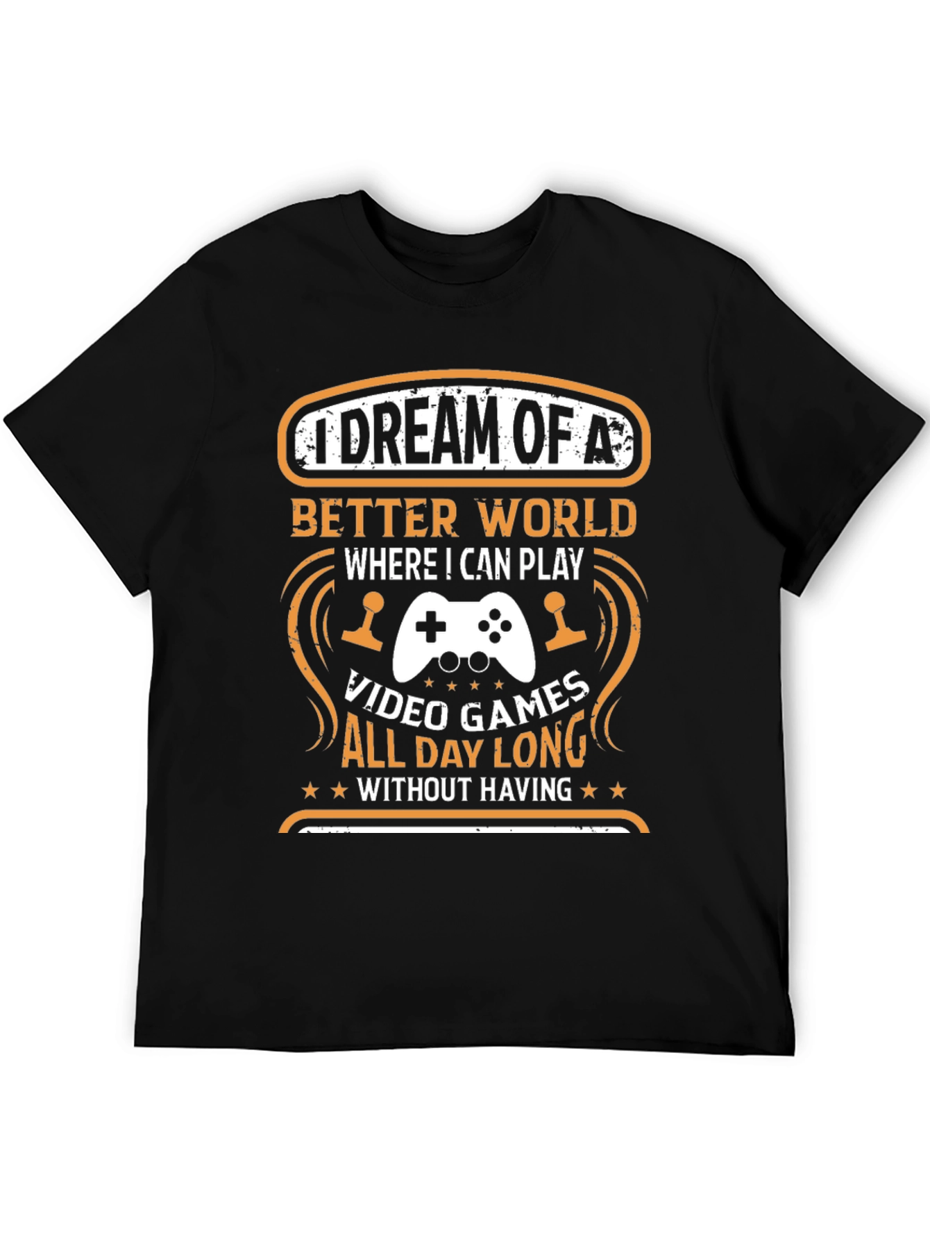 Camiseta Negra: Sueño de Videojuegos