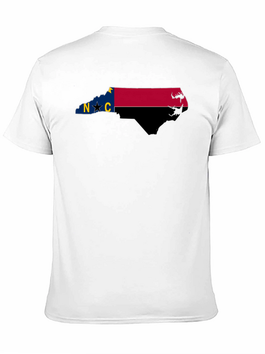 Camiseta Negra Estado Carolina del Norte