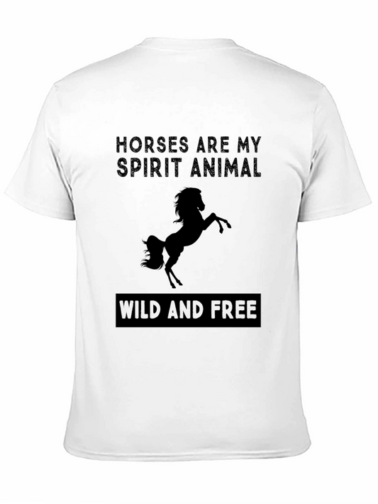 Camiseta Negra Caballos: Mi Espíritu Animal