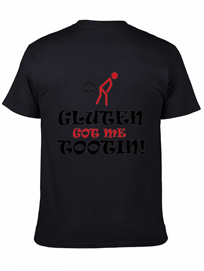 Camiseta Humorística: Gluten Got Me Tootin!