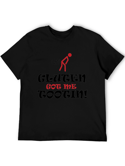 Camiseta Humorística: Gluten Got Me Tootin!
