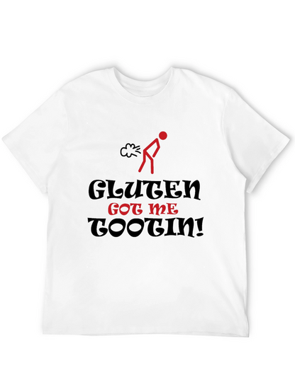 Camiseta Humorística: Gluten Got Me Tootin!