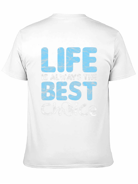 Camiseta Negra La Vida Es Siempre La Mejor Opción