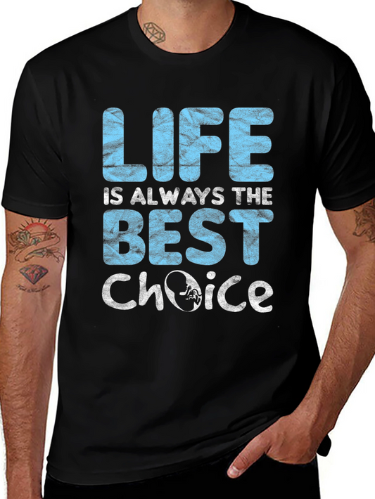 Camiseta Negra La Vida Es Siempre La Mejor Opción