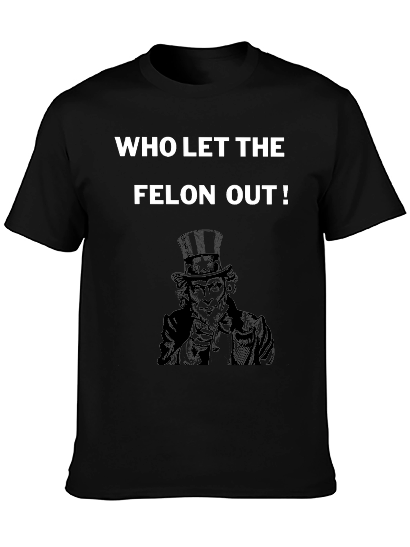 Camiseta Negra ¿Quién Dejó Salir al Delincuente?