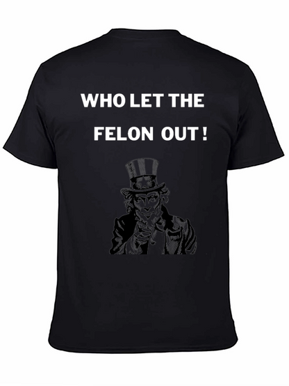 Camiseta Negra ¿Quién Dejó Salir al Delincuente?