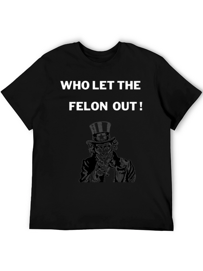 Camiseta Negra ¿Quién Dejó Salir al Delincuente?