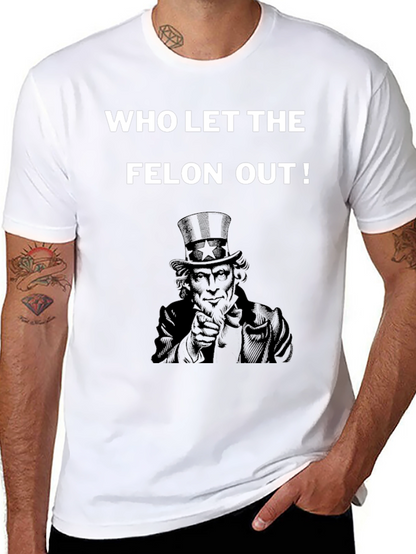 Camiseta Negra ¿Quién Dejó Salir al Delincuente?
