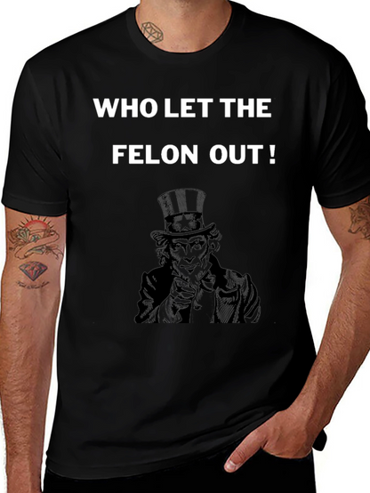 Camiseta Negra ¿Quién Dejó Salir al Delincuente?