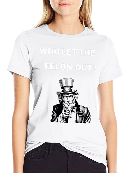 Camiseta Negra ¿Quién Dejó Salir al Delincuente?