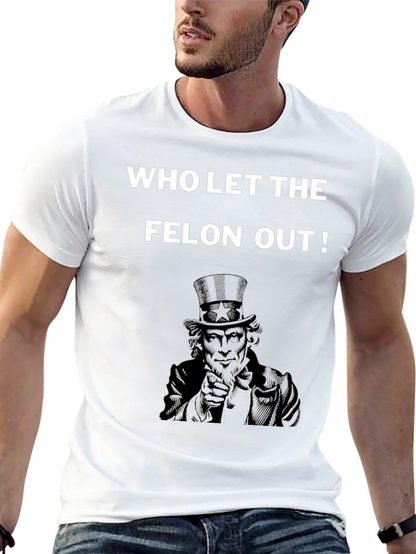 Camiseta Negra ¿Quién Dejó Salir al Delincuente?