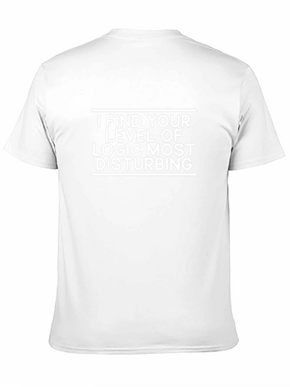Camiseta Negra: Lógica Disturbadora