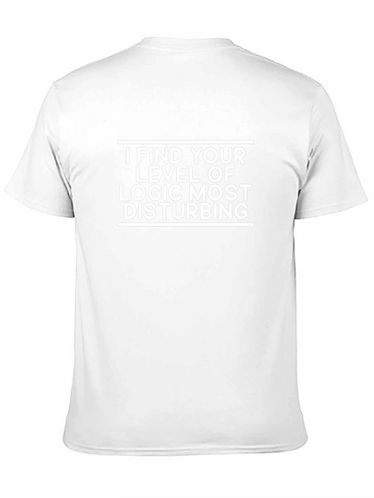 Camiseta Negra: Lógica Disturbadora