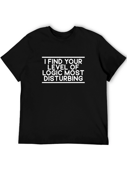 Camiseta Negra: Lógica Disturbadora