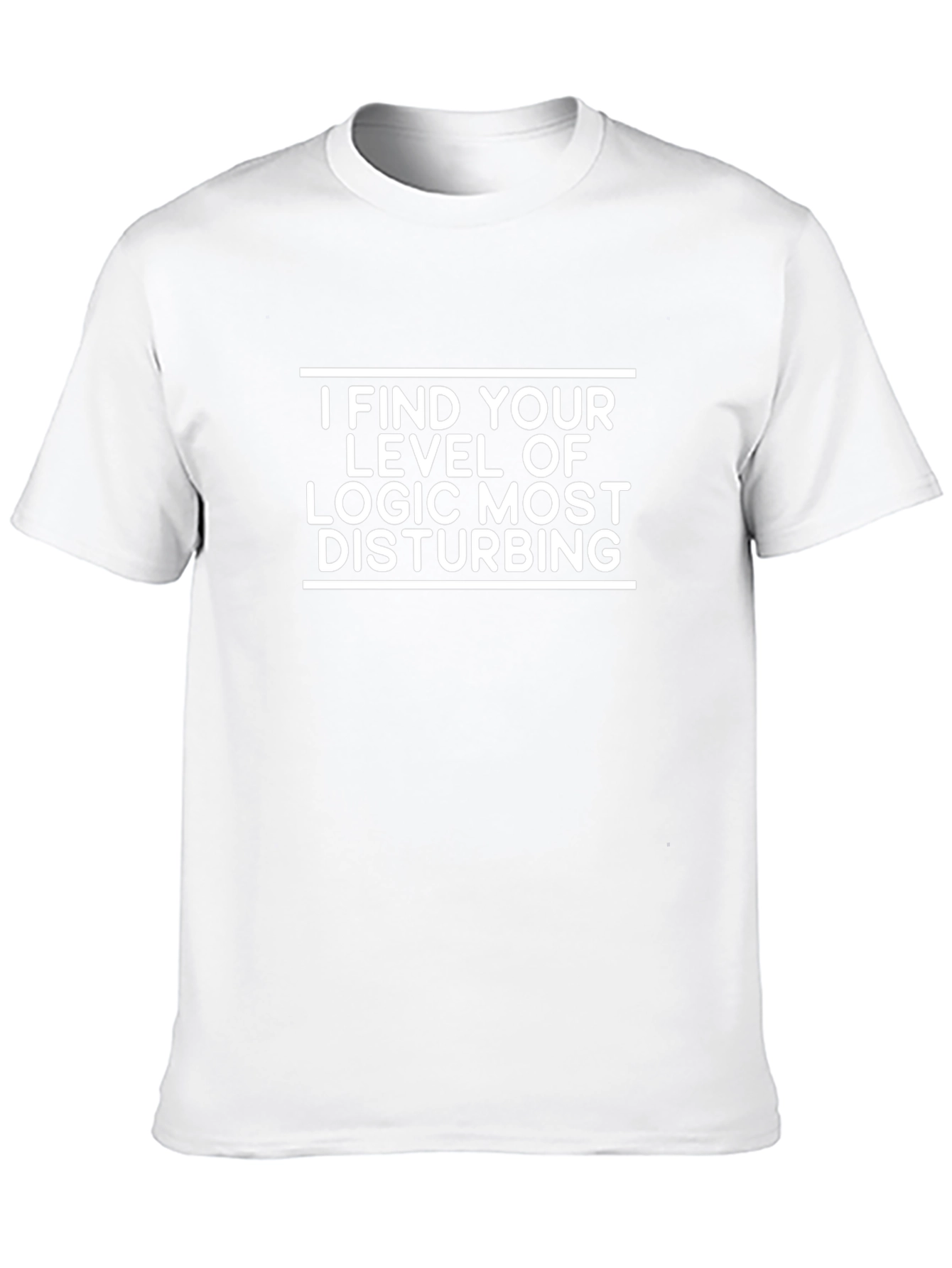 Camiseta Negra: Lógica Disturbadora
