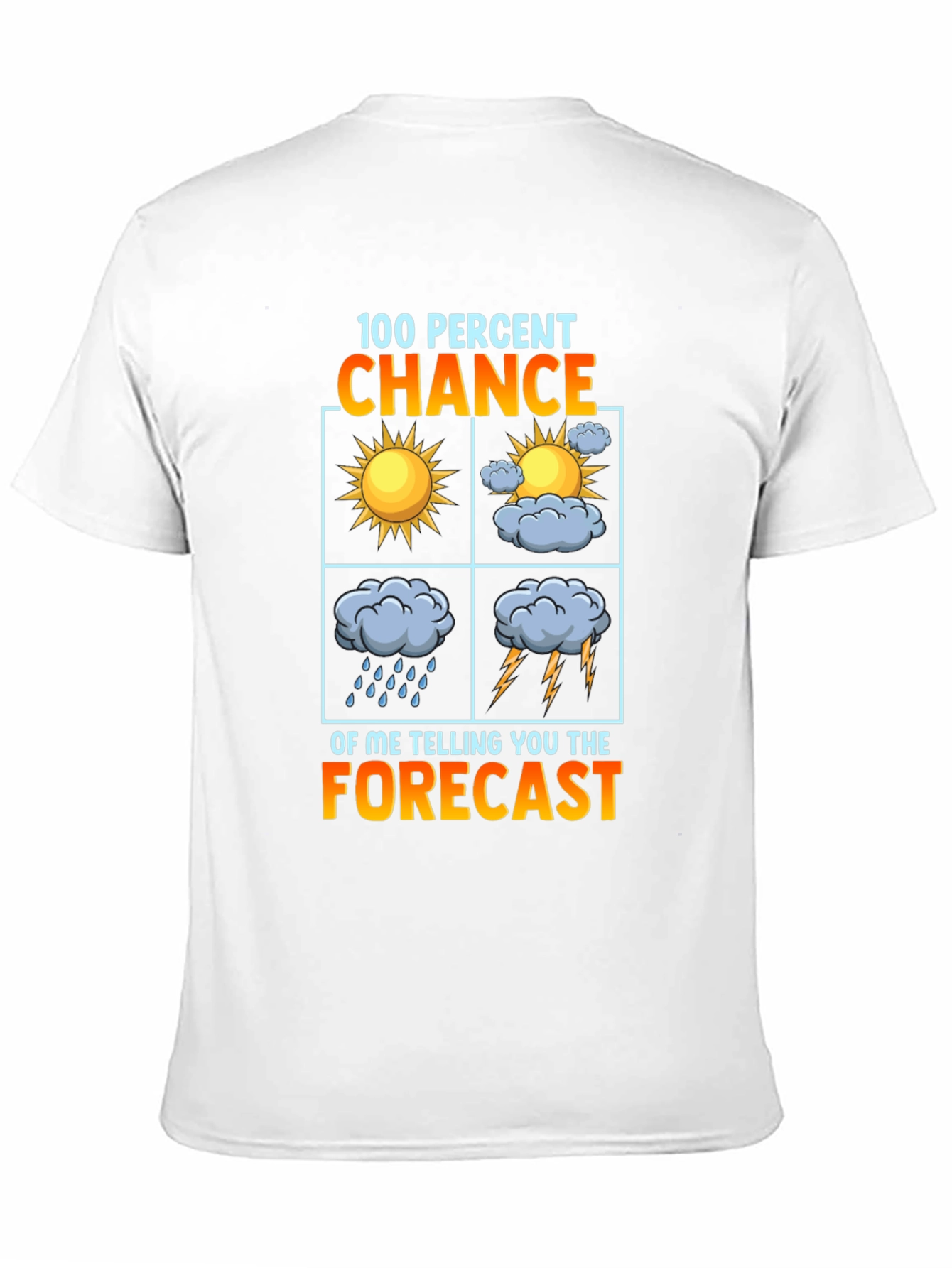 Camiseta Negra con Diseño del Tiempo - 100% Probabilidad
