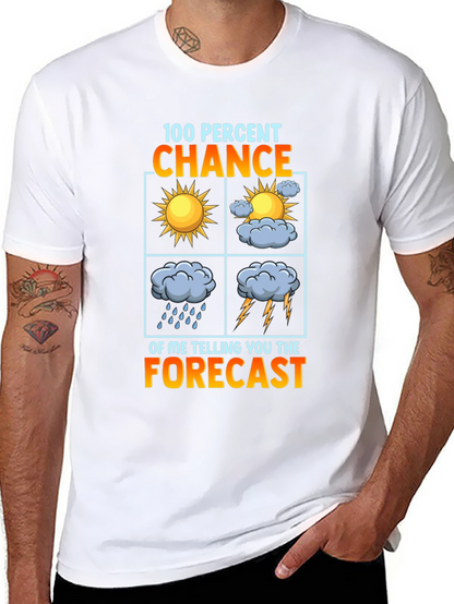 Camiseta Negra con Diseño del Tiempo - 100% Probabilidad