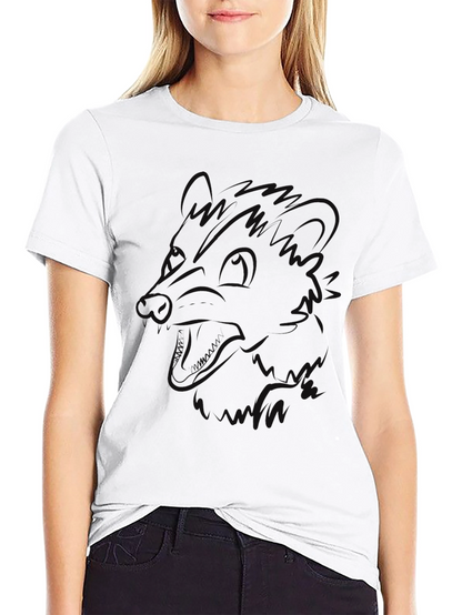 Camiseta Negra Hombre - Diseño Abstracto