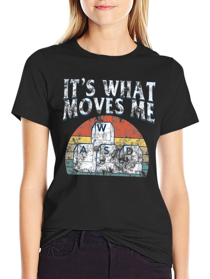 Camiseta Gamer: WASD - Lo que me mueve