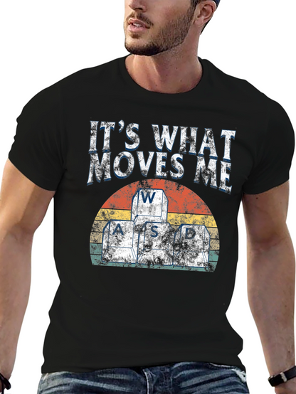 Camiseta Gamer: WASD - Lo que me mueve
