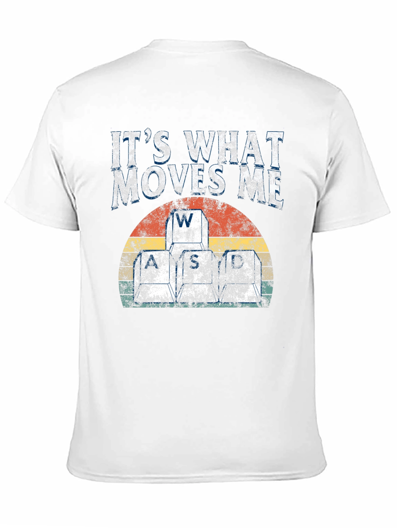 Camiseta Gamer: WASD - Lo que me mueve
