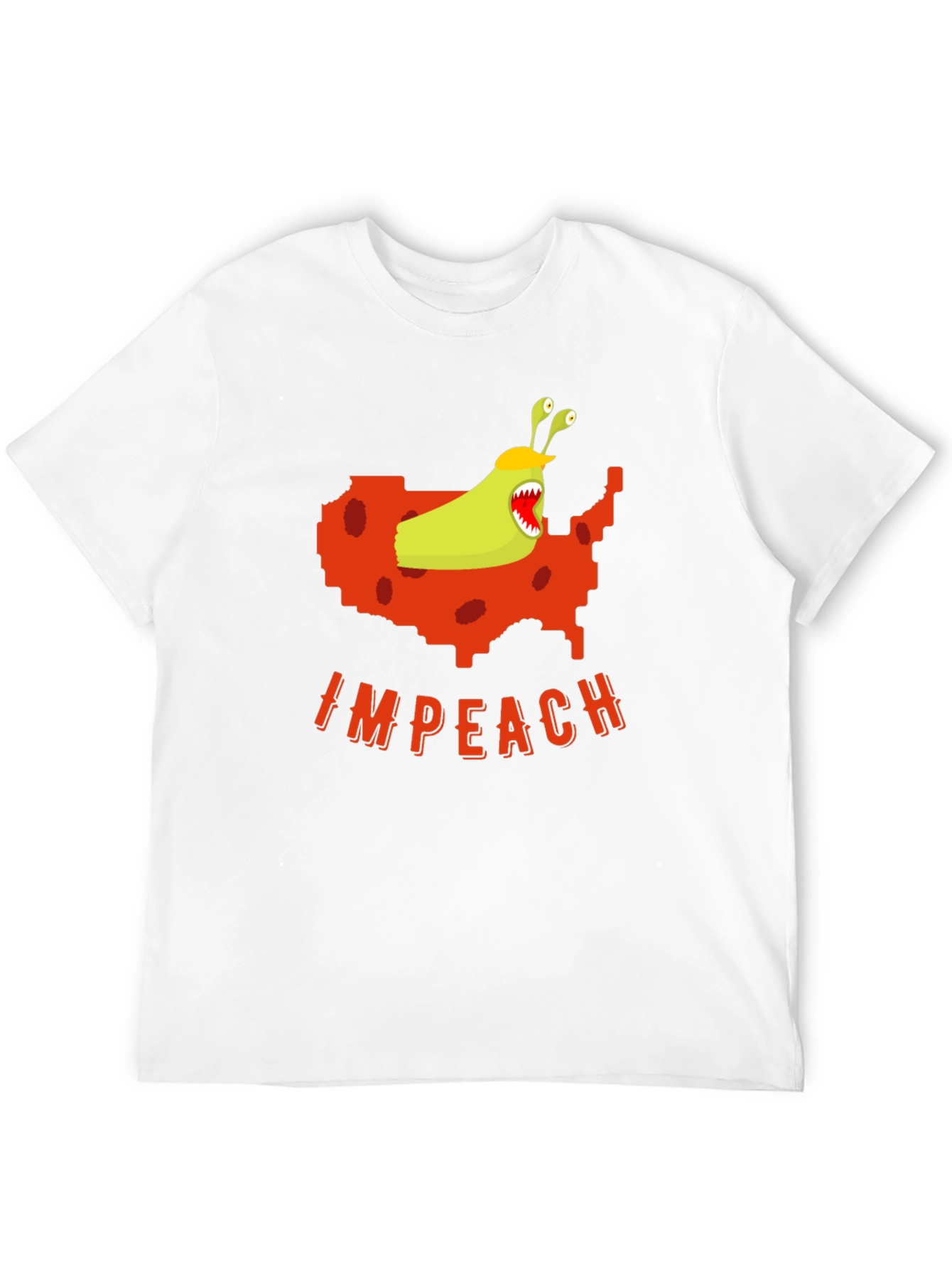 Camiseta Negra con Diseño Gráfico Político