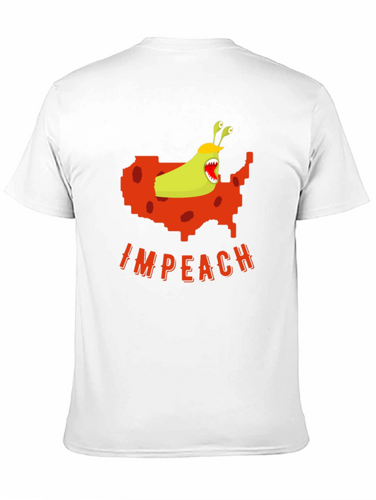 Camiseta Negra con Diseño Gráfico Político
