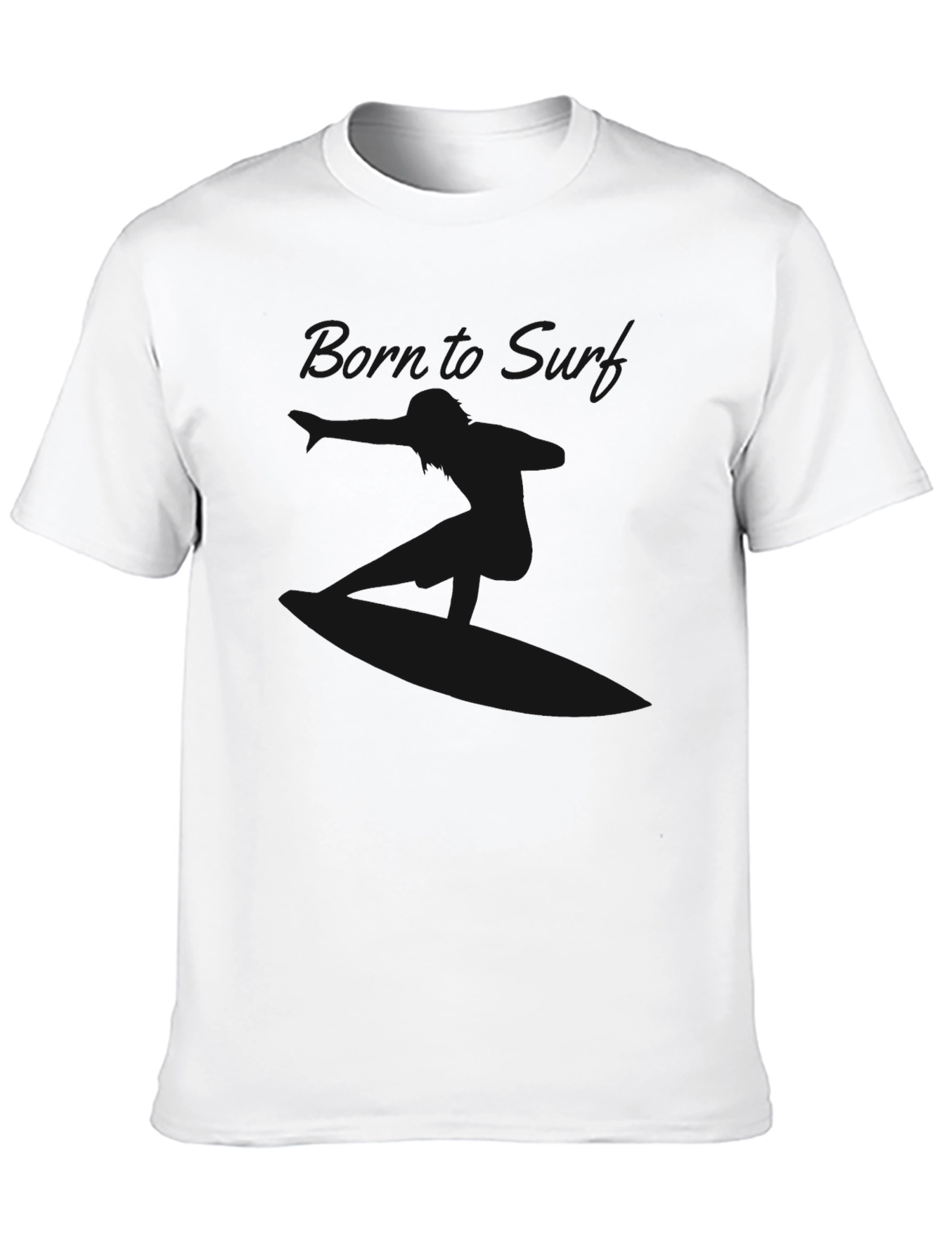 Camiseta Negra Casual de Algodón Suave para Hombre