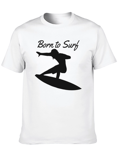 Camiseta Negra Casual de Algodón Suave para Hombre