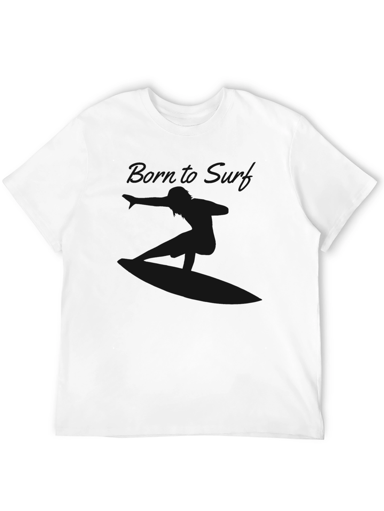 Camiseta Negra Casual de Algodón Suave para Hombre