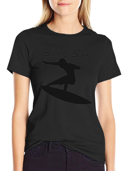 Camiseta Negra Casual de Algodón Suave para Hombre
