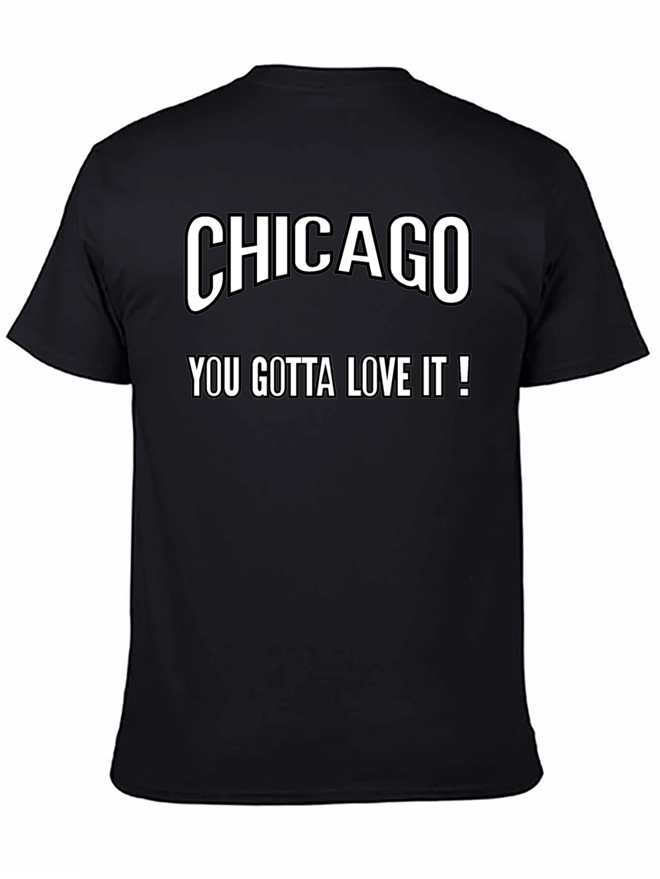 Camiseta Negra Chicago You Gotta Love It!