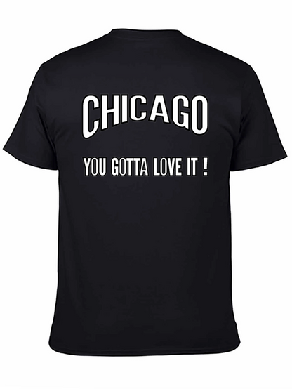 Camiseta Negra Chicago You Gotta Love It!