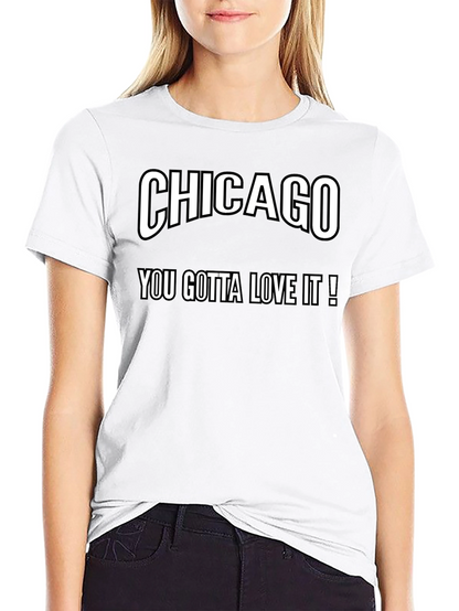 Camiseta Negra Chicago You Gotta Love It!