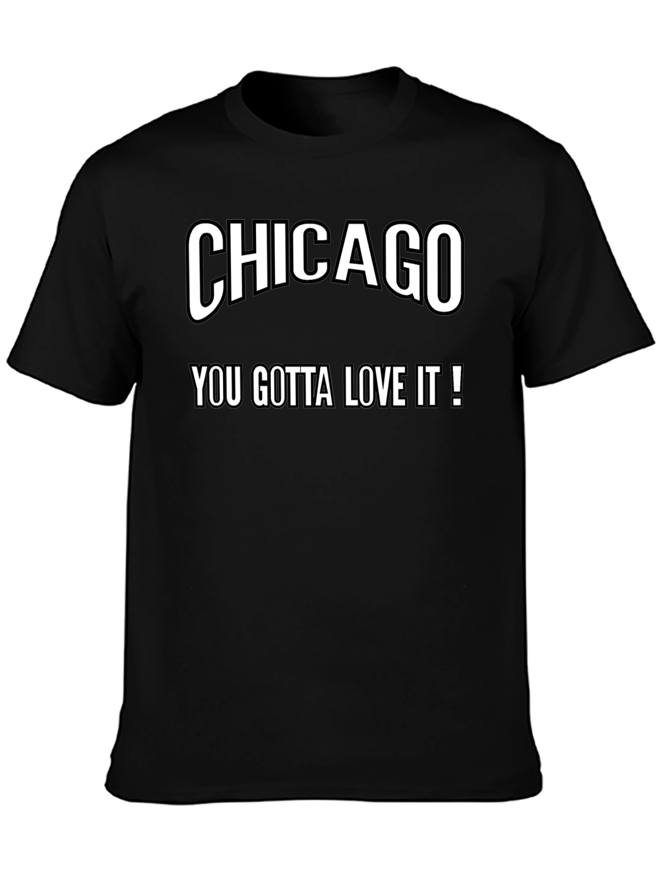 Camiseta Negra Chicago You Gotta Love It!