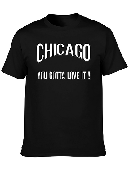 Camiseta Negra Chicago You Gotta Love It!