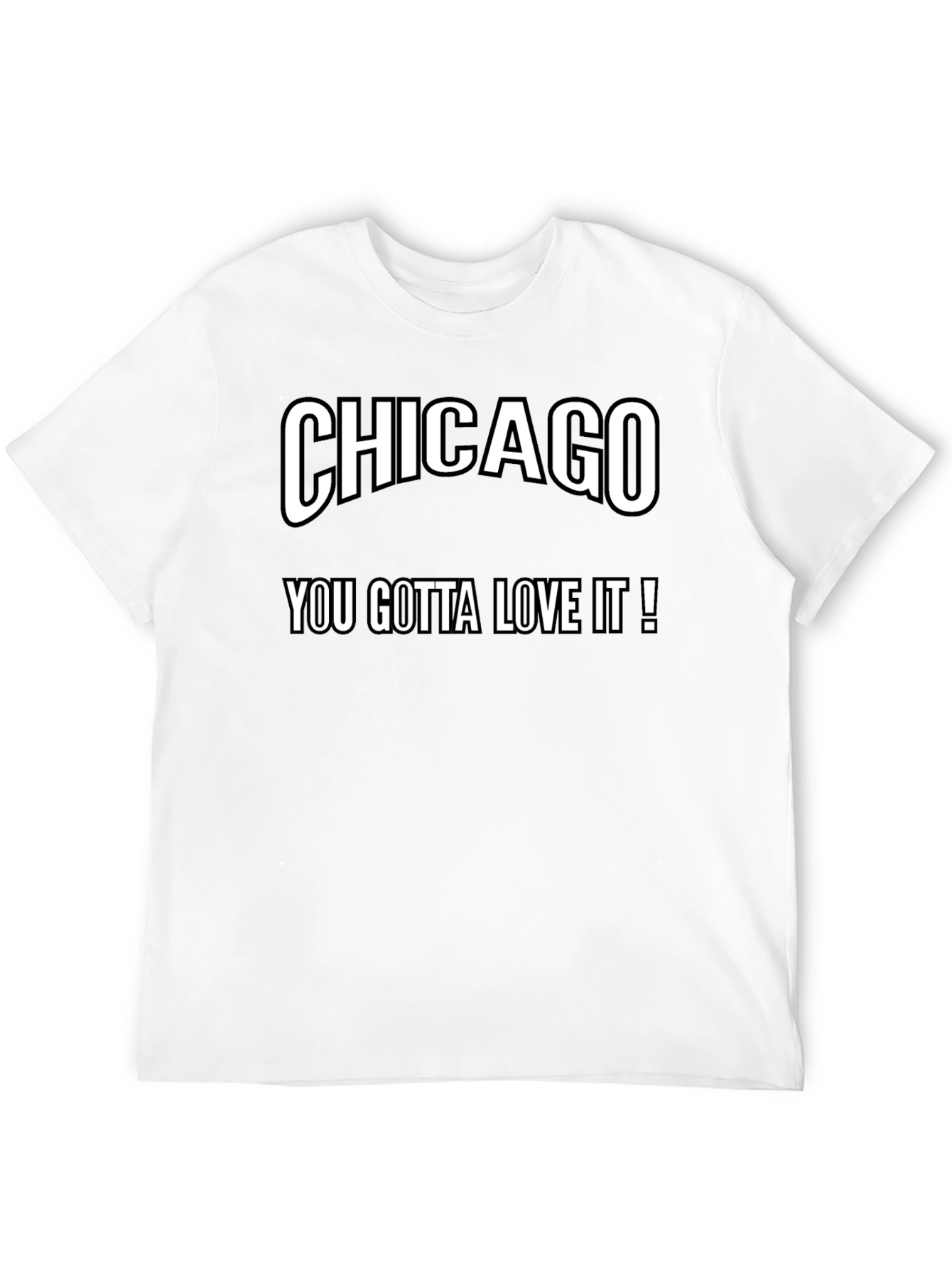 Camiseta Negra Chicago You Gotta Love It!
