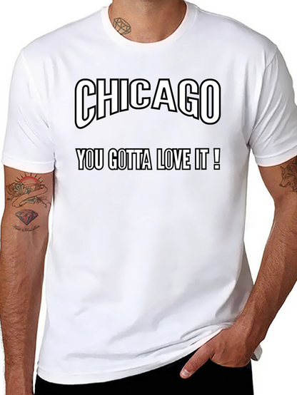 Camiseta Negra Chicago You Gotta Love It!