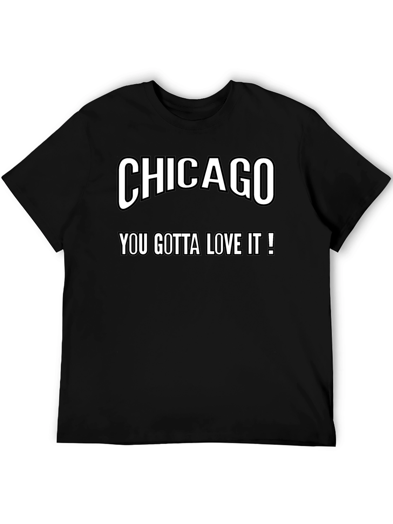 Camiseta Negra Chicago You Gotta Love It!