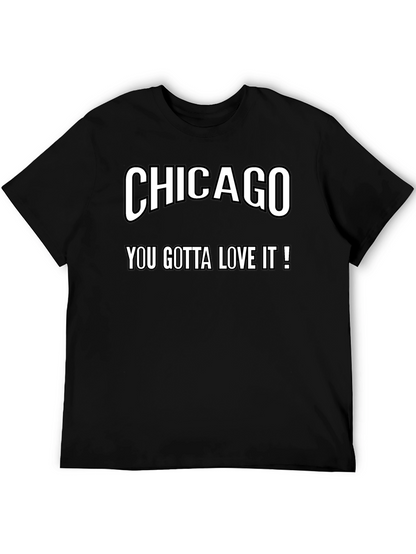 Camiseta Negra Chicago You Gotta Love It!