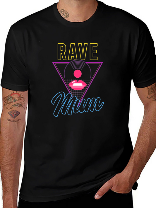 Camiseta Negra Rave Mum