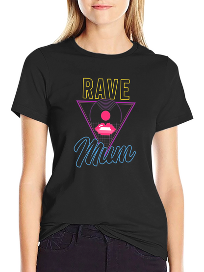 Camiseta Negra Rave Mum