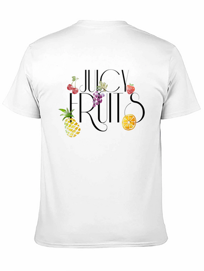 Camiseta Negra Frutas Jugosas Unisex