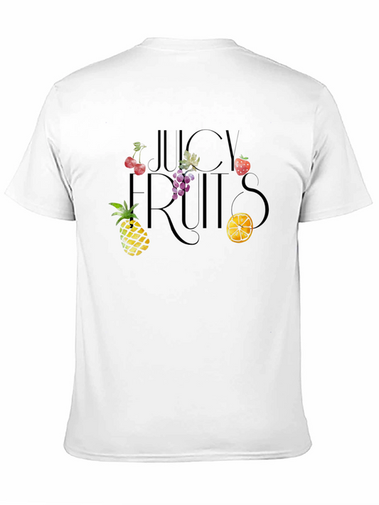 Camiseta Negra Frutas Jugosas Unisex