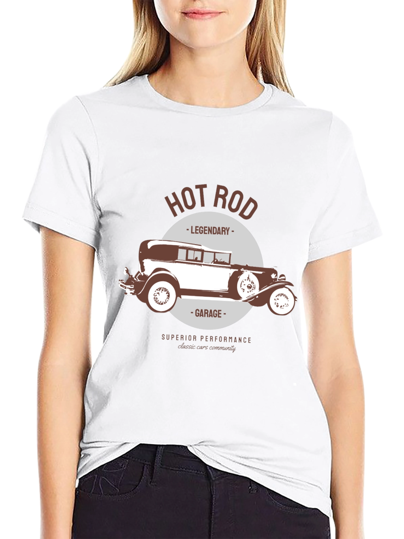 Camiseta Gráfica Hot Rod Legendaria