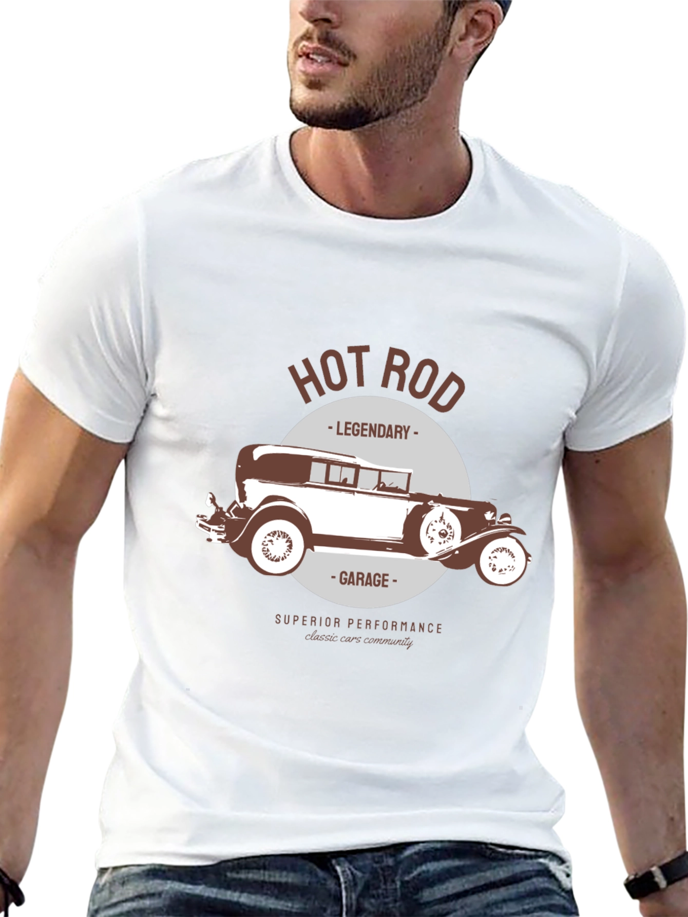 Camiseta Gráfica Hot Rod Legendaria