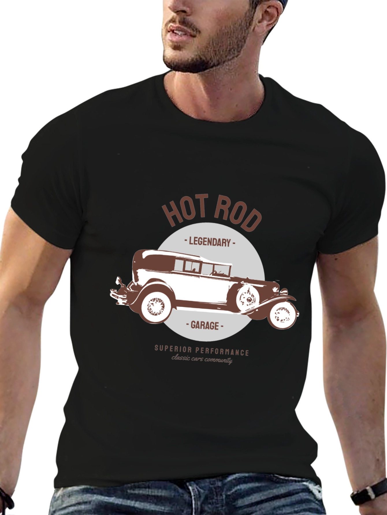 Camiseta Gráfica Hot Rod Legendaria