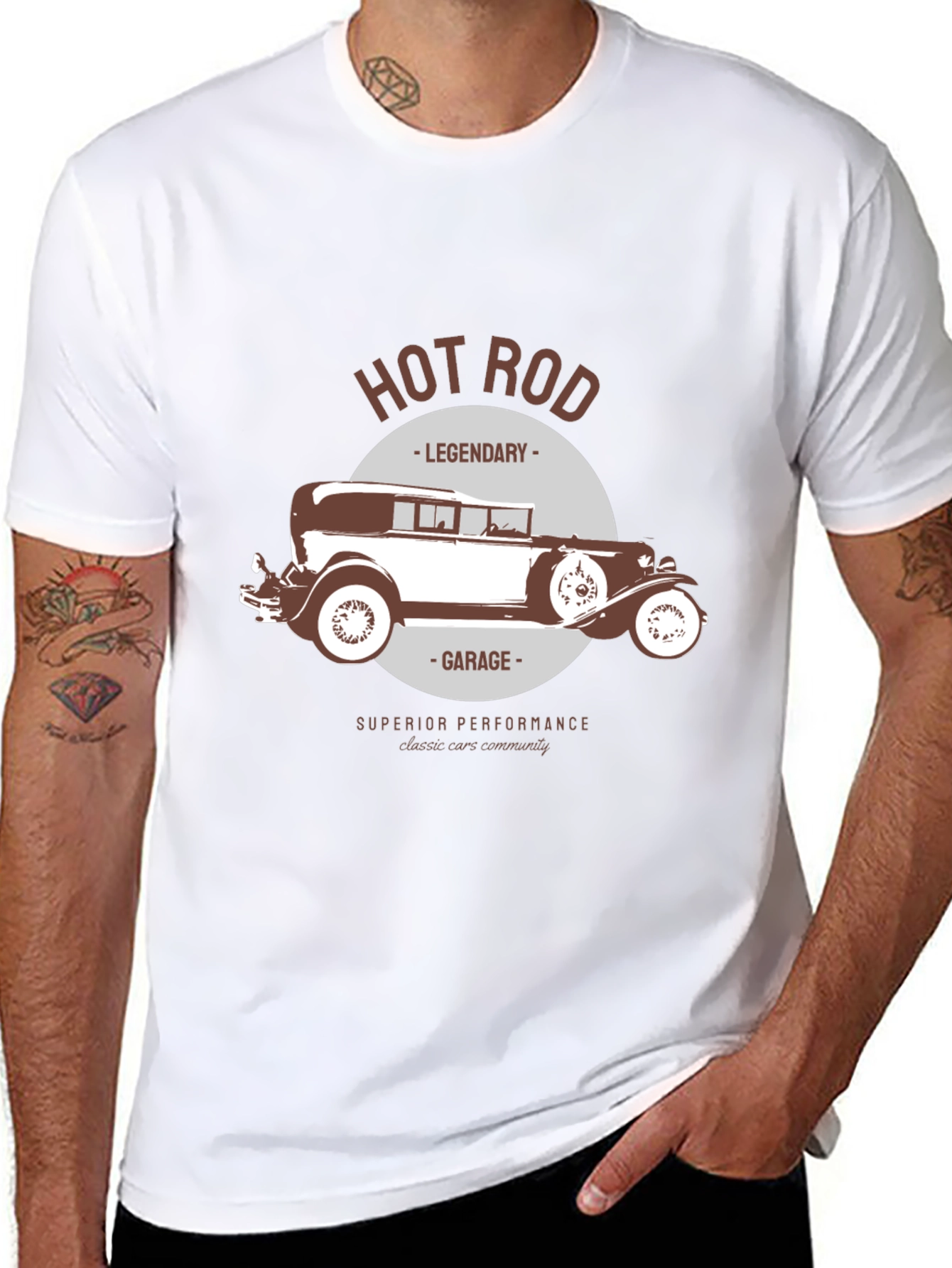 Camiseta Gráfica Hot Rod Legendaria